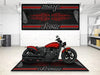 Designed Pit Mat for Indian Scout Bobber Sixty Motorcycle - MM7320 MPM Motorcycle Mat