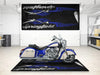 Designed Pit Mat for Indian Springfield Motorcycle - MM7326 MPM Motorcycle Mat