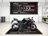 Designed Pit Mat for Kawasaki 1000SX Motorcycle - MM7390 MPM Motorcycle Mat
