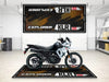Designed Pit Mat for Kawasaki KLR 650 Motorcycle - MM7431 MPM Motorcycle Mat