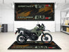 Designed Pit Mat for Kawasaki KLR 650 Motorcycle - MM7431 MPM Motorcycle Mat