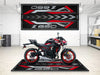 Designed Pit Mat for Kawasaki Z650 Motorcycle - MM7411 MPM Motorcycle Mat