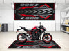 Designed Pit Mat for Kawasaki Z900 Motorcycle - MM7412 MPM Motorcycle Mat