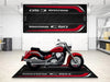 Designed Pit Mat for Suzuki Boulevard C50 Motorcycle - MM7367 MPM Motorcycle Mat