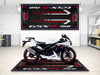Designed Pit Mat for Suzuki GSX-R750 Motorcycle - MM7356 MPM Motorcycle Mat