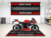Designed Pit Mat for Suzuki Motorsport Motorcycle - MM7126 MPM Motorcycle Mat