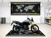 Designed Pit Mat for Suzuki V-STROM 800DE Motorcycle - MM7373 MPM Motorcycle Mat