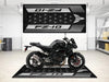 Designed Pit Mat for Yamaha FZ-10 Yellow & Black Motorcycle - MM7256 MPM Motorcycle Mat