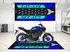 Designed Pit Mat for Yamaha MT-07 Motorcycle - MM7119 MPM Motorcycle Mat