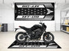 Designed Pit Mat for Yamaha MT-09 Motorcycle - MM7117 MPM Motorcycle Mat