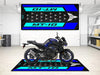Designed Pit Mat for Yamaha MT-10 Motorcycle - MM7115 MPM Motorcycle Mat