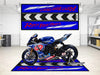 Designed Pit Mat for Yamaha Motorcycle - MM7109 MPM Motorcycle Mat