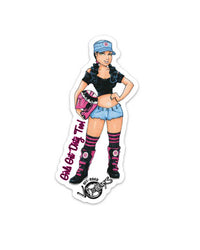 Dirt Girl Printed Decal OFF-ROAD VIXENS CLOTHING CO.