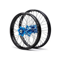Dubya Edge Wheel Set for Husqvarna 2024+ – Blue Hubs / Black Rims DUBYA