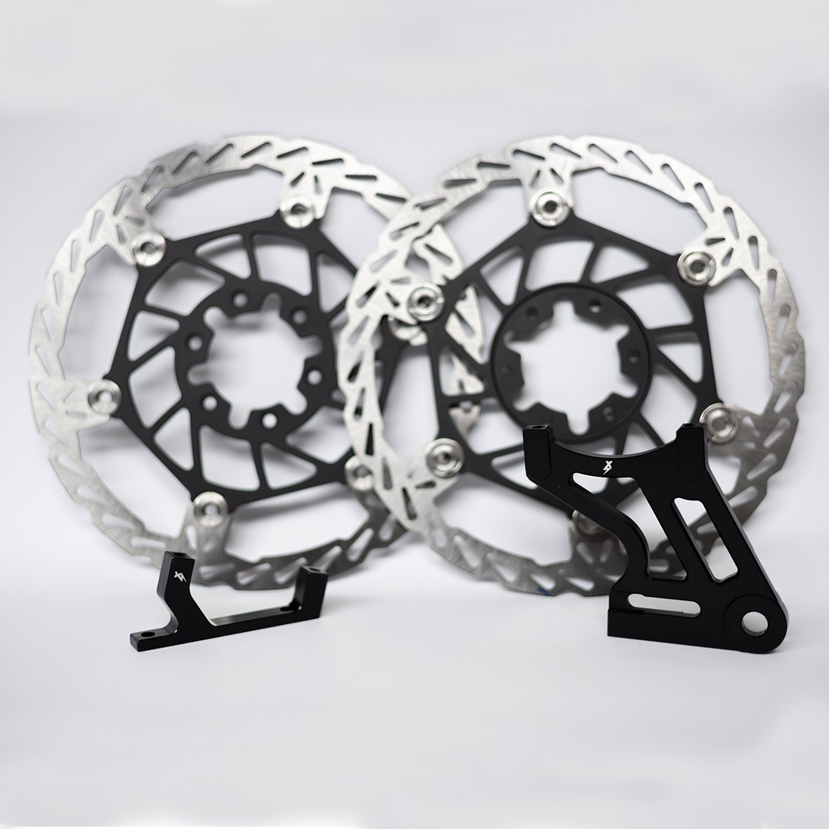EBMX 250mm Rotors and Brackets E-Moto Titanium Surron