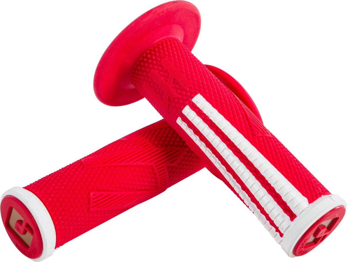 Emig2 Pro V2 Lock On Grip Red/White ODI