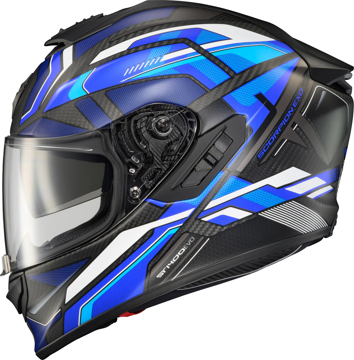 Scorpion EXO-ST1400 EVO Carbon Full Face Helmet - Hex Matte Blue