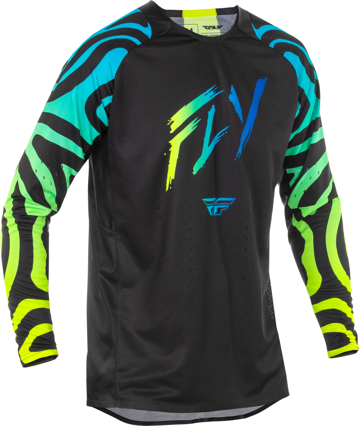 FLY RACING Evolution DST Zen Black/Blue/Hi Vis Jersey FLY RACING