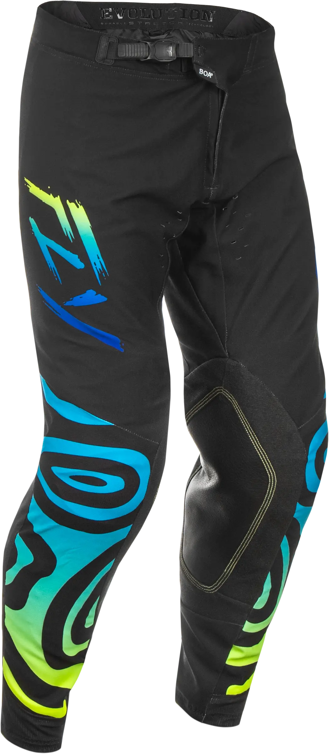FLY RACING Evolution DST Zen Black/Blue/Hi Vis Pants FLY RACING