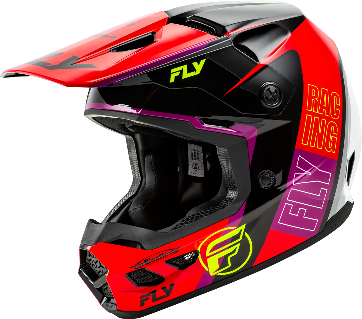 FLY RACING Kinetic Rally Red/Black/White Helmet FLY RACING