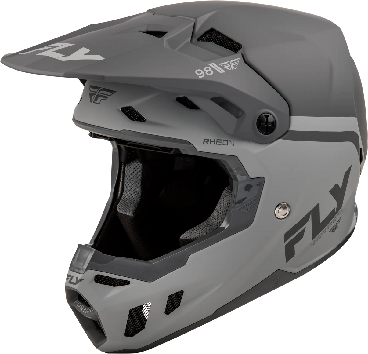 FLY RACING Youth Formula Cc Objective Matte Black/Grey Helmet FLY RACING