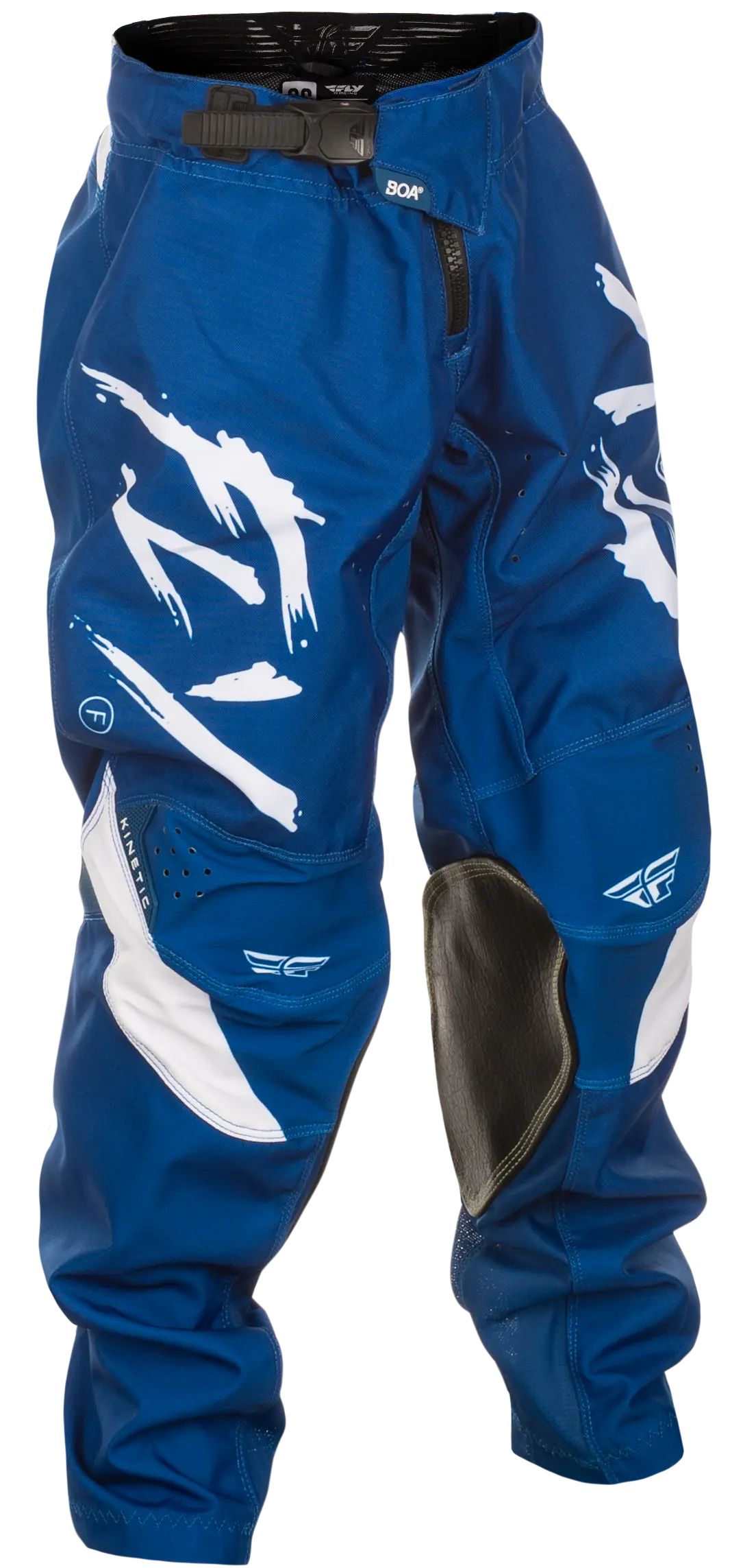 FLY RACING Youth Kinetic Stoke Navy/White Pants FLY RACING