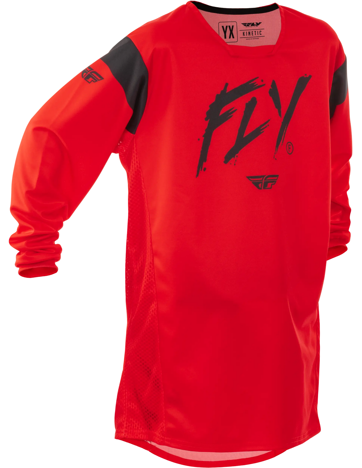 FLY RACING Youth Kinetic Stoke Red/Black Jersey FLY RACING