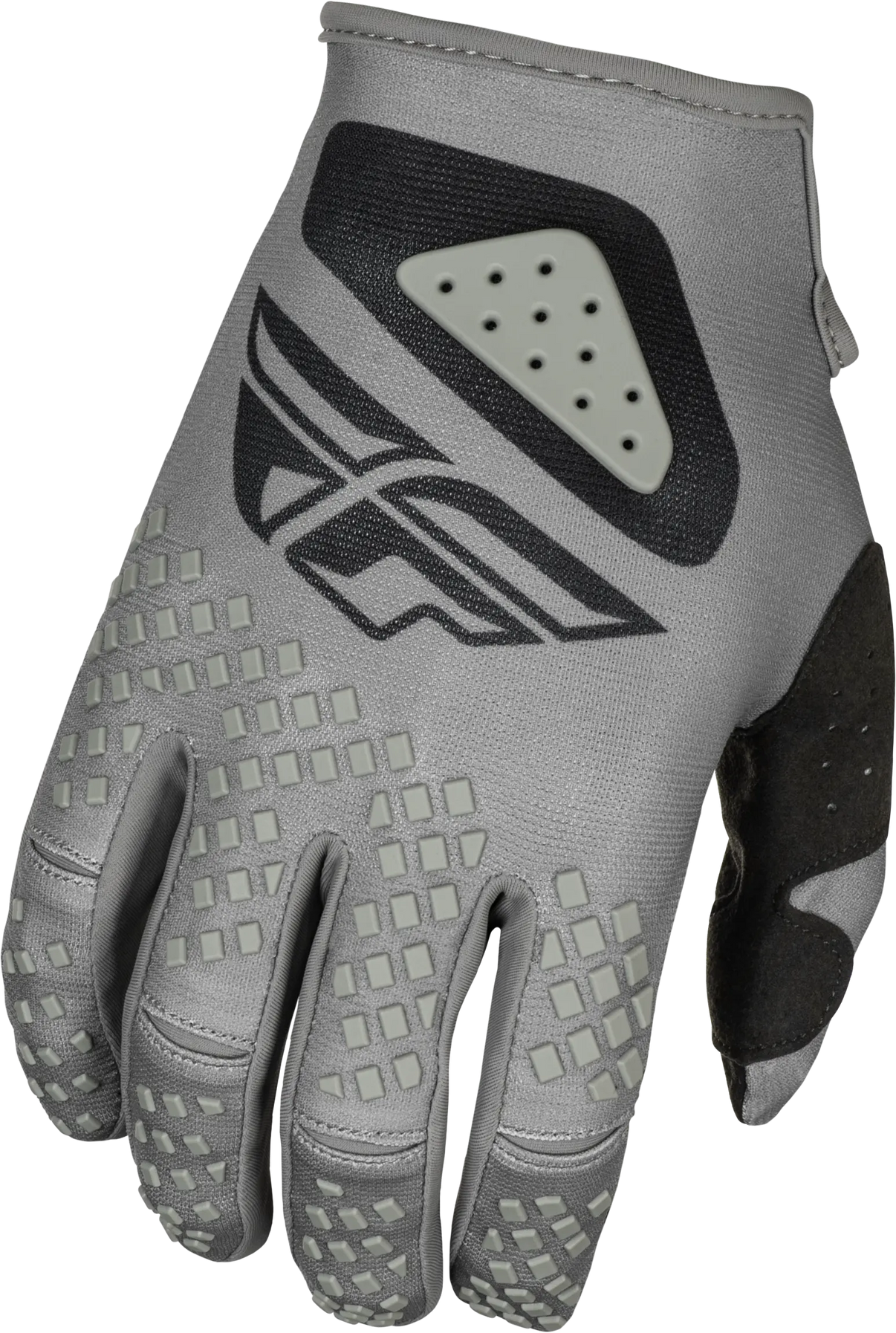 FLY RACING Youth Kinetic Sym Grey/Black Gloves FLY RACING
