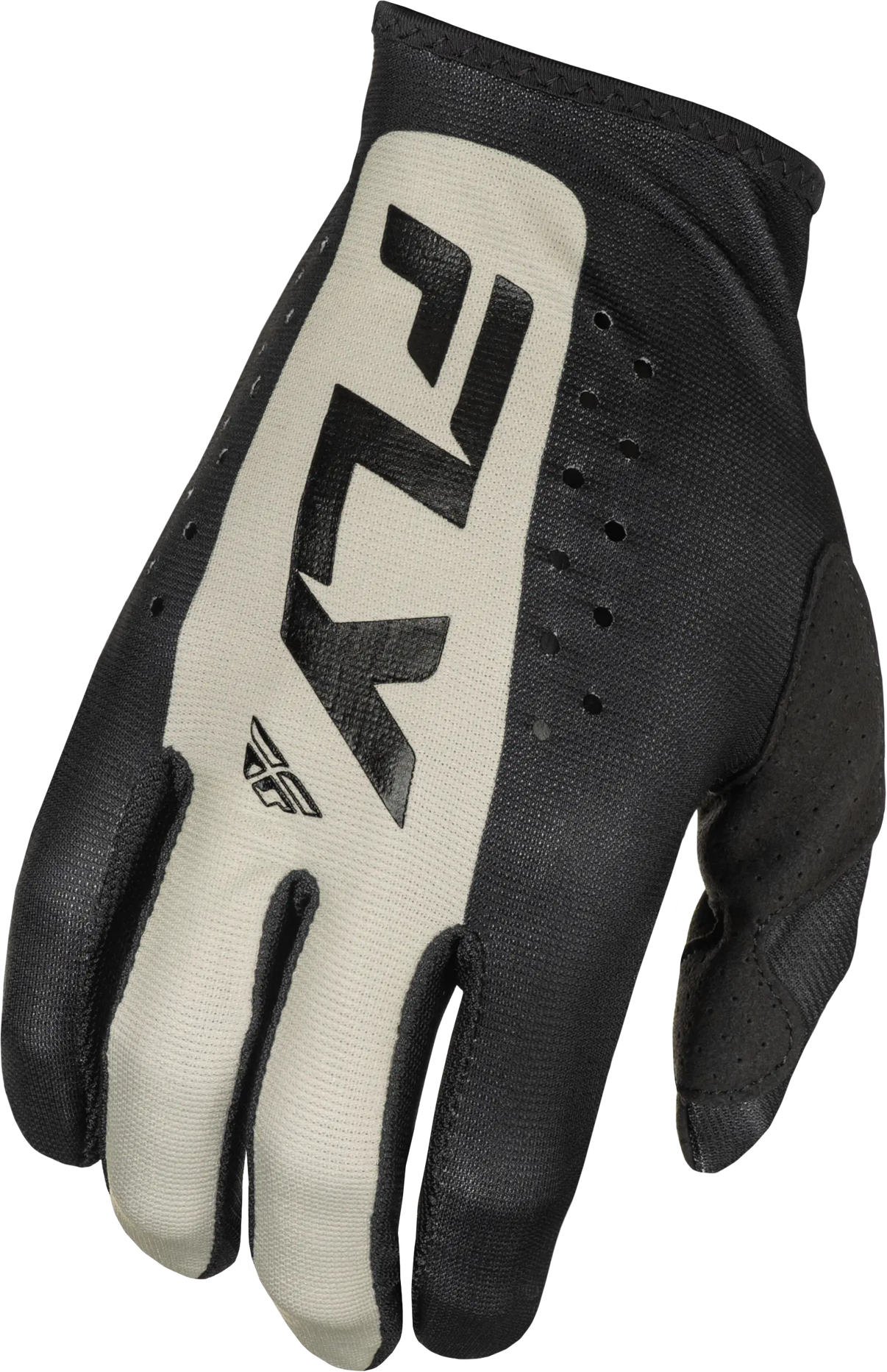 FLY RACING Youth Lite Black/Grey Gloves FLY RACING