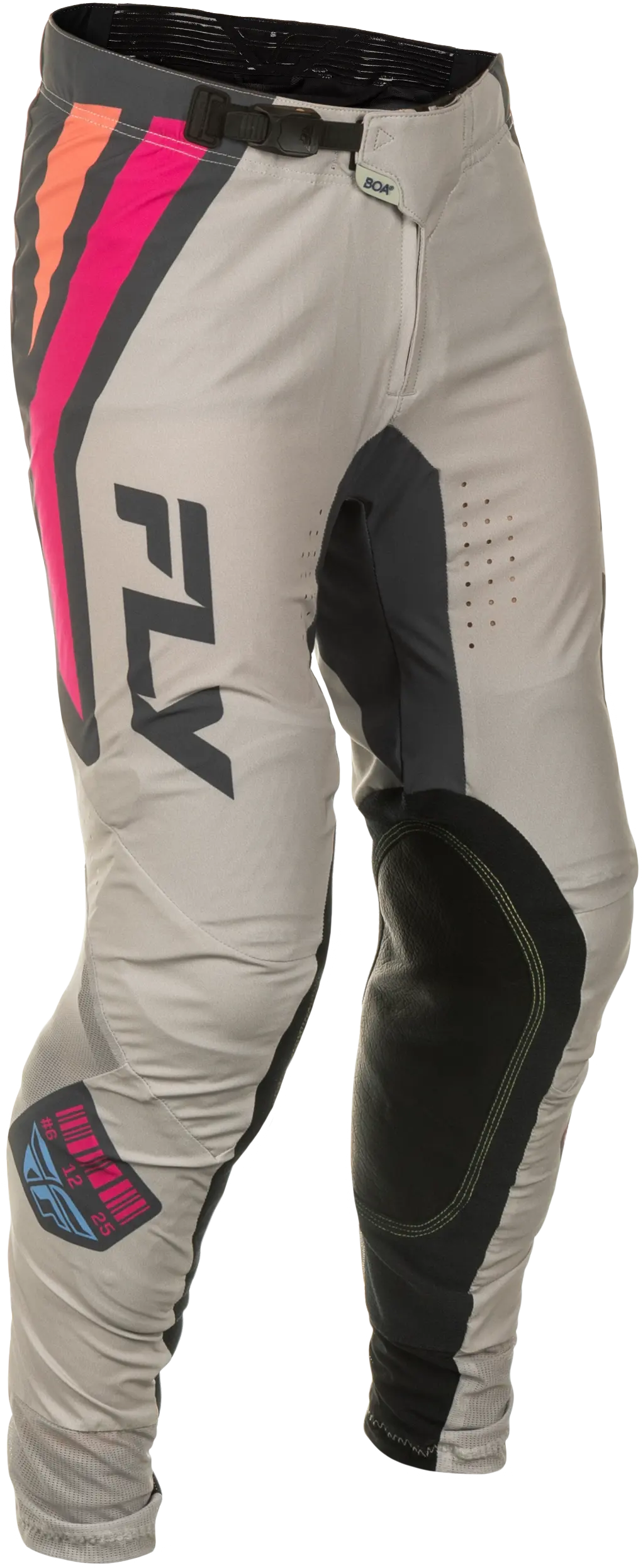 FLY RACING Youth Lite Vice Light Grey/Pink/Coral Pants FLY RACING
