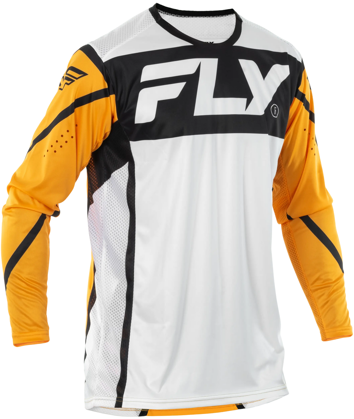FLY RACING Youth Lite White/Black/Mustard Jersey FLY RACING