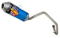 FMF Factory 4.1 Mini Titanium Anodized Muffler w/ Stainless Steel Header - Kawasaki KLX110 | Suziki DRZ110 | 2002-2025 FMF