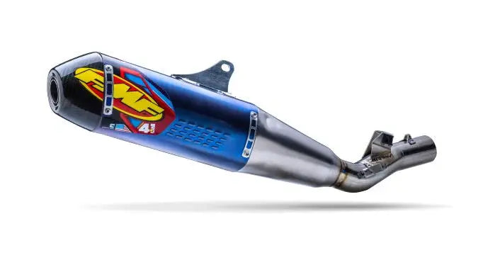 FMF Factory 4.1 RCT Titanium Anodized Slip-On Muffler w/ Carbon End Cap - Yamaha YZ250F/FX | 2019-2025 FMF
