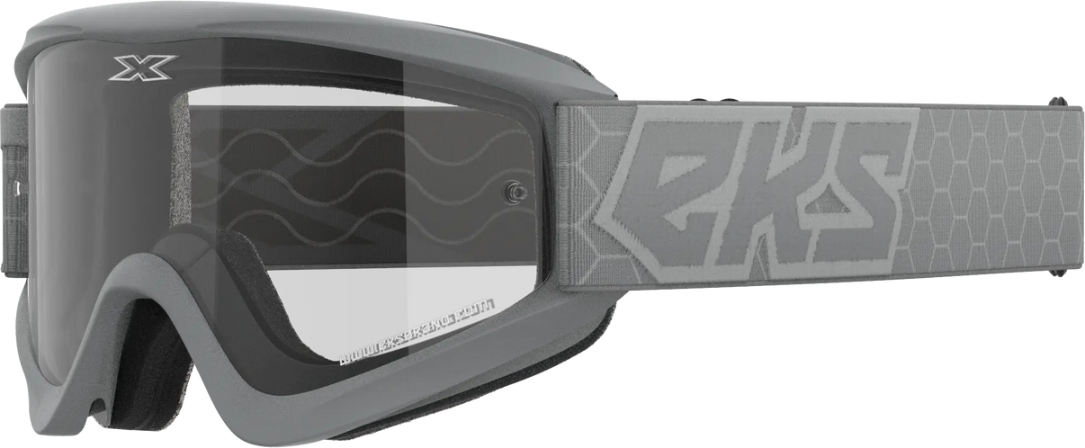 Flat Out Clear Goggle Grey Clear EKS BRAND