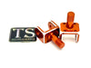 Footpeg Bracket Connectors for E-moto (Machined Finish) Titanium Surron