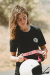 Full Throttle Boyfriend Black Tee - Encinitas - SEA OF SEVEN
