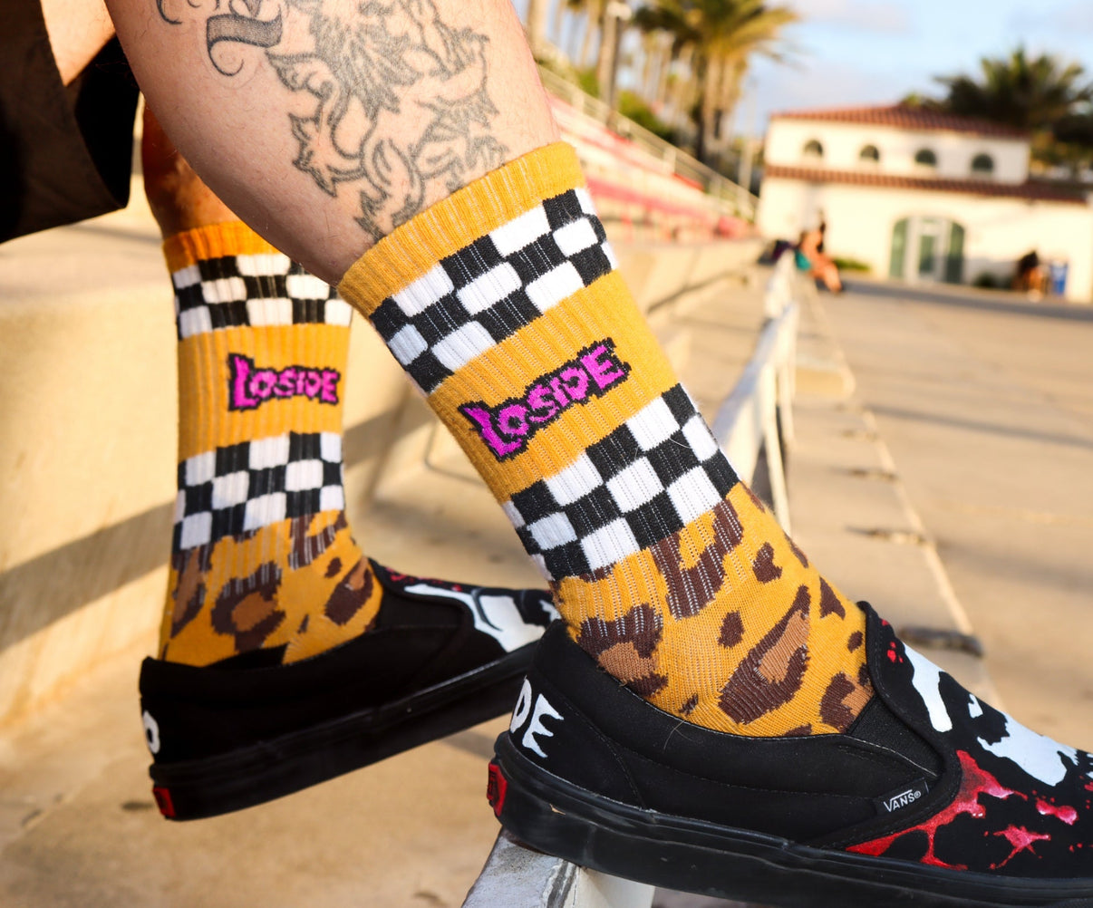 Cheetah Socks LoSide