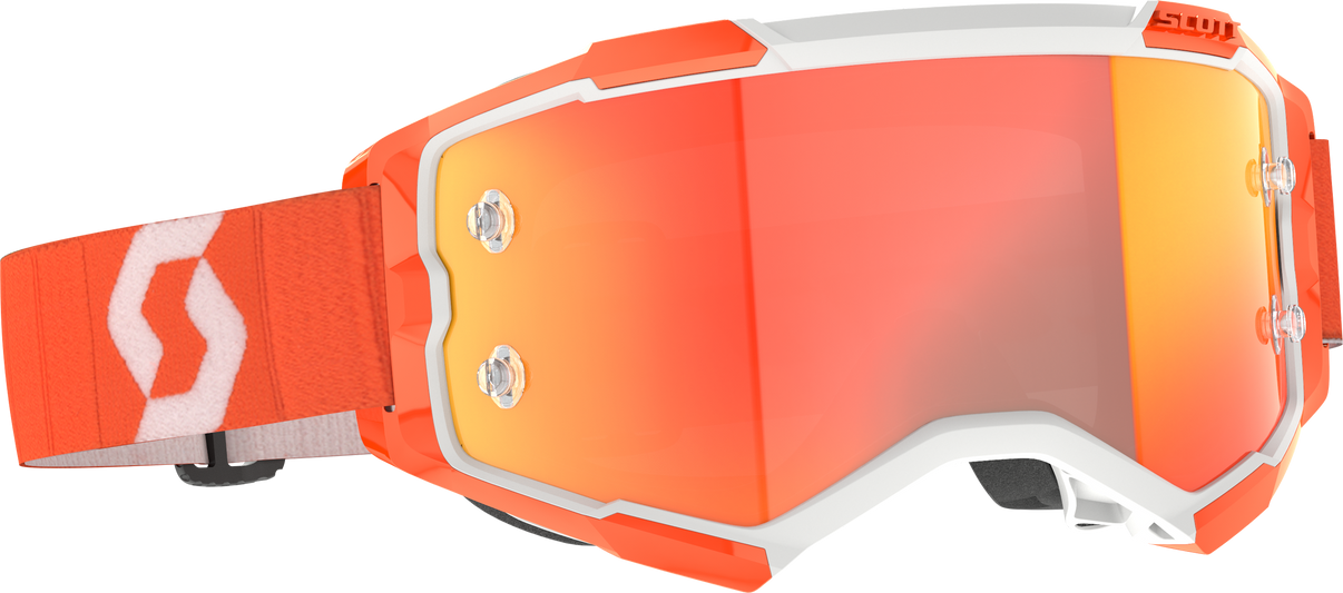 Fury Goggle Orange Orange Chrome Works SCOTT