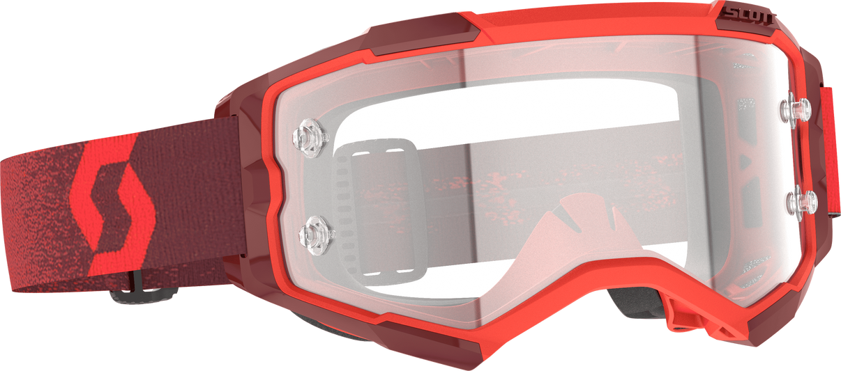 Fury Goggle Red Clear Works SCOTT