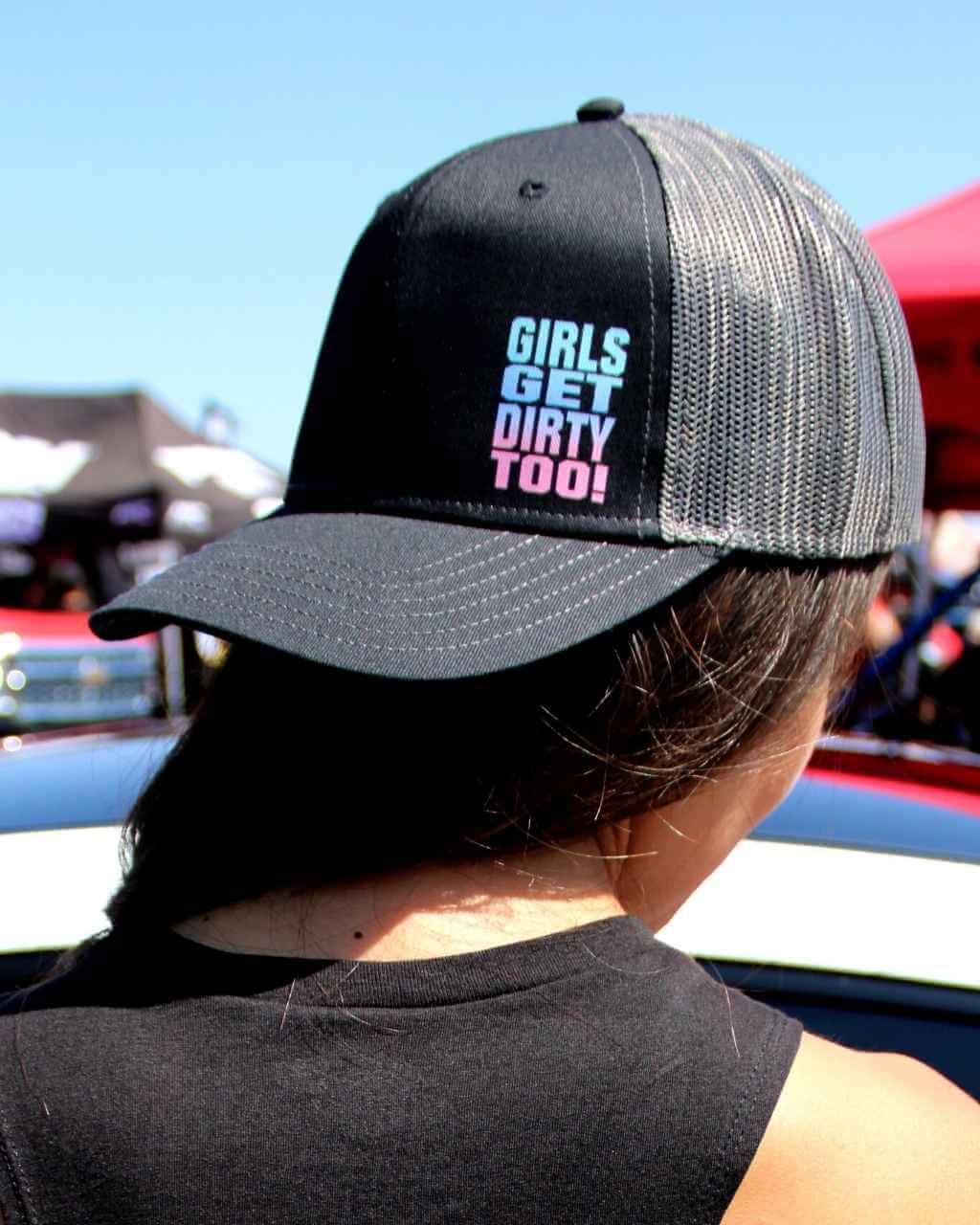 GGDT Trucker Hat - Black OFF-ROAD VIXENS CLOTHING CO.