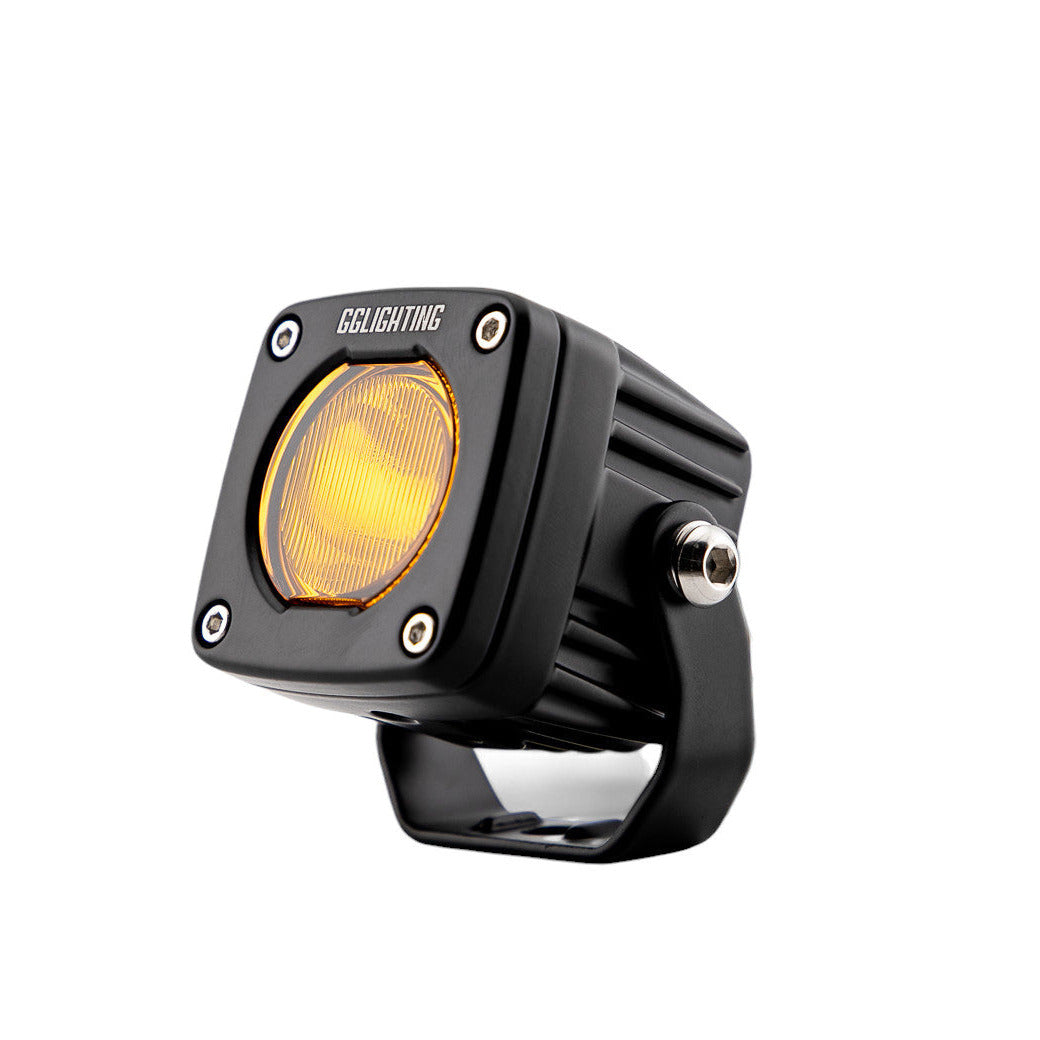 GP5 Single LED Pod Light Amber + Free Clear Lens GGLighting