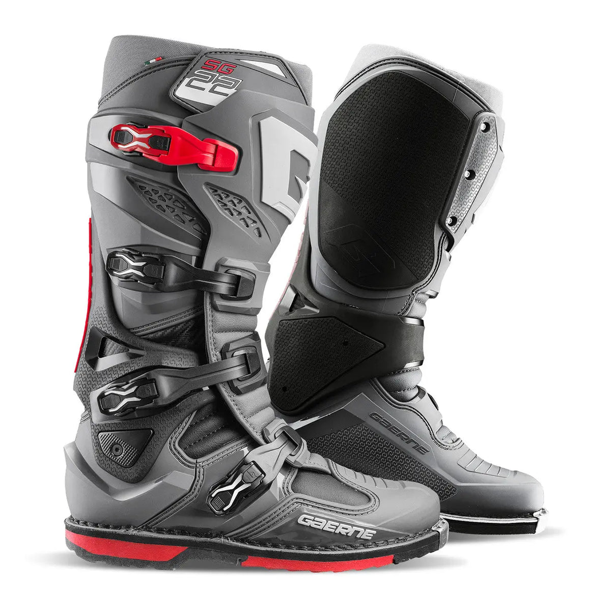 Gaerne SG22 Anthracite/Black/Red Boots GAERNE