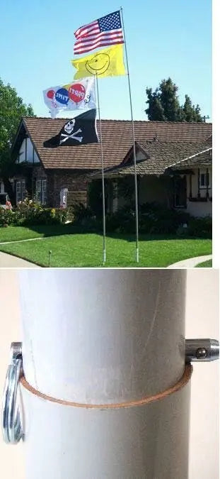 Gnarly Collapsible 16' Flagpole - Camp Flagpole LiveTheGnar