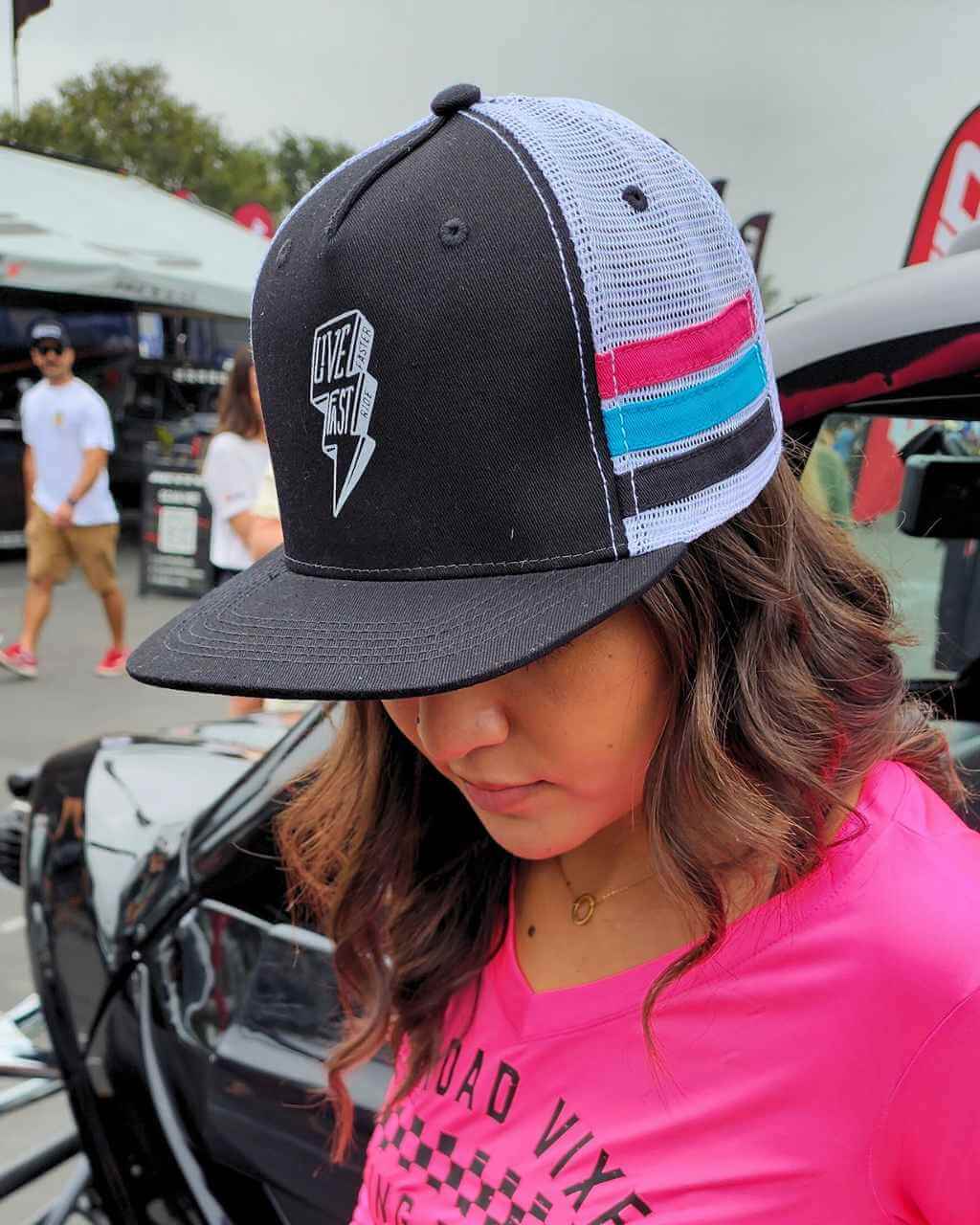 Grease Lightning Trucker hat OFF-ROAD VIXENS CLOTHING CO.