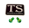 Titanium Motor Shaft Cover Bolts (Set of Two) Surron, Segway, 79 Bike, ERP