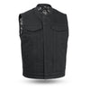 Highland V2 Men's Motorcycle Canvas Vest - LiveTheGnar