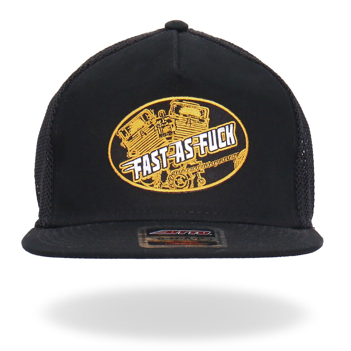 Hot Leathers GSH2027 Black Fast As Fuck Snapback Hot Leathers