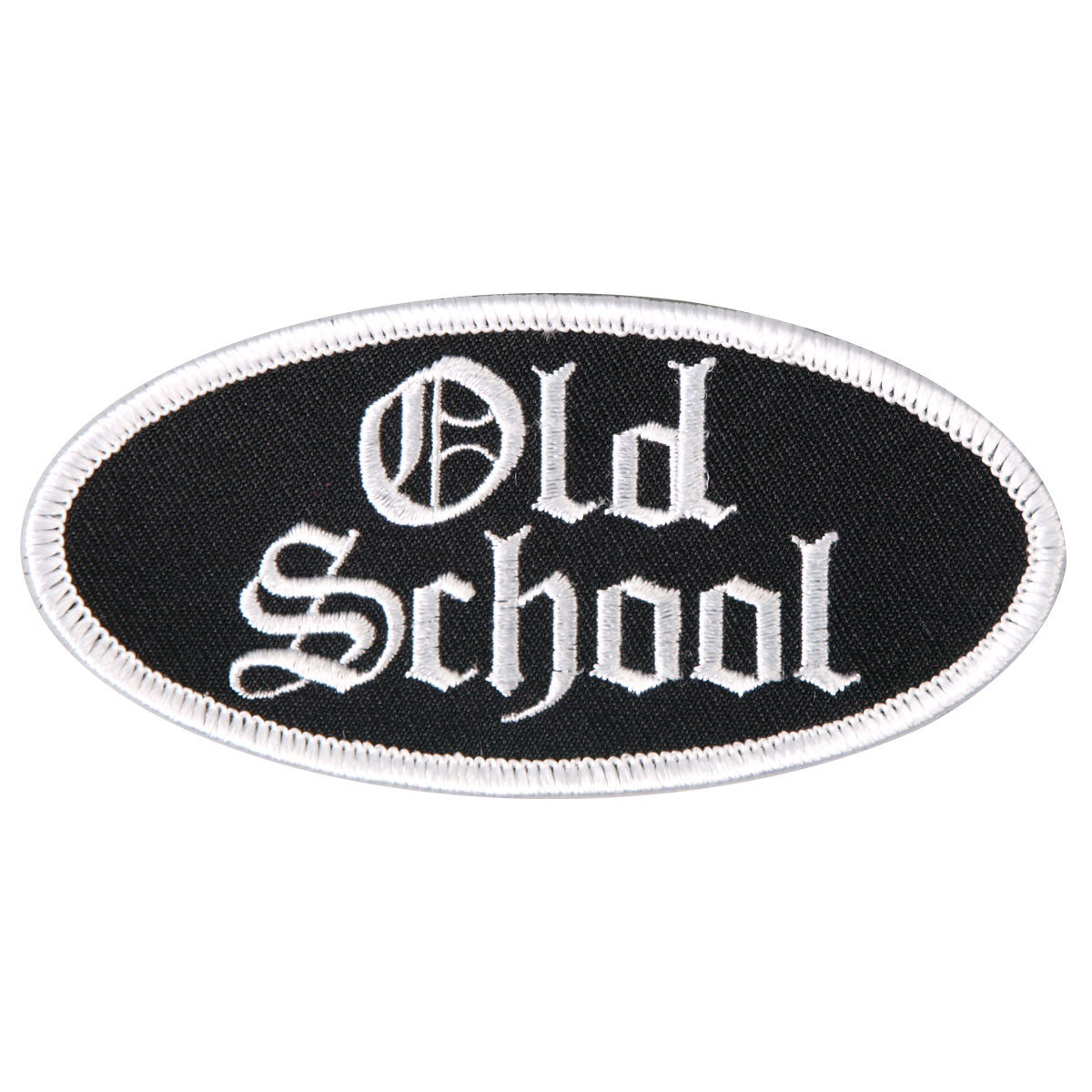 Hot Leathers Old School Oval 4" x 2" Patch Hot Leathers