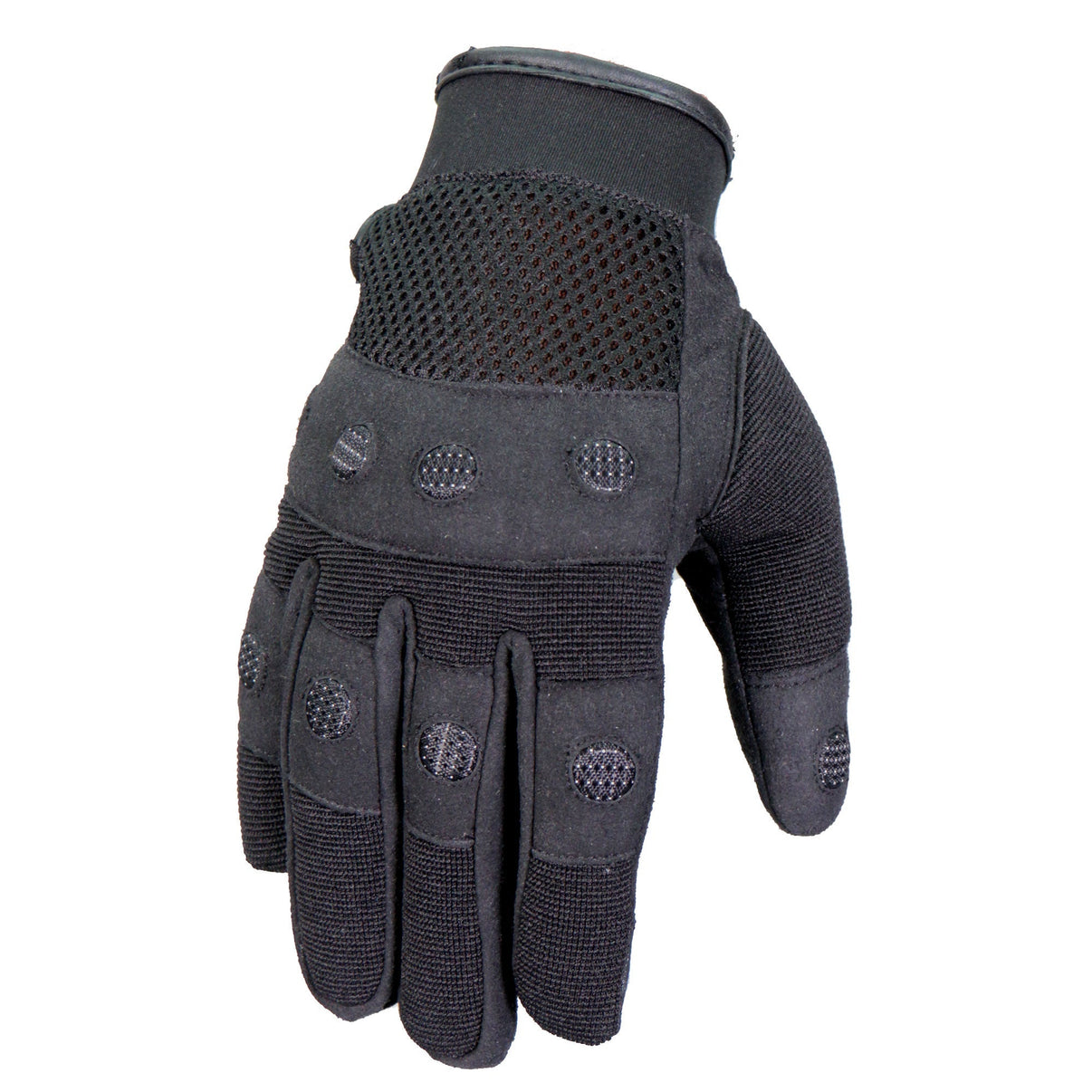 Hot Leathers Padded Knuckle Mechanic Gloves Hot Leathers