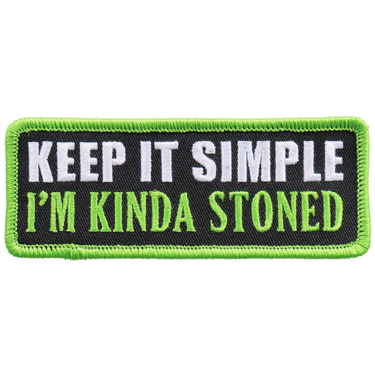 Hot Leathers Patch I'm Kinda Stoned Hot Leathers